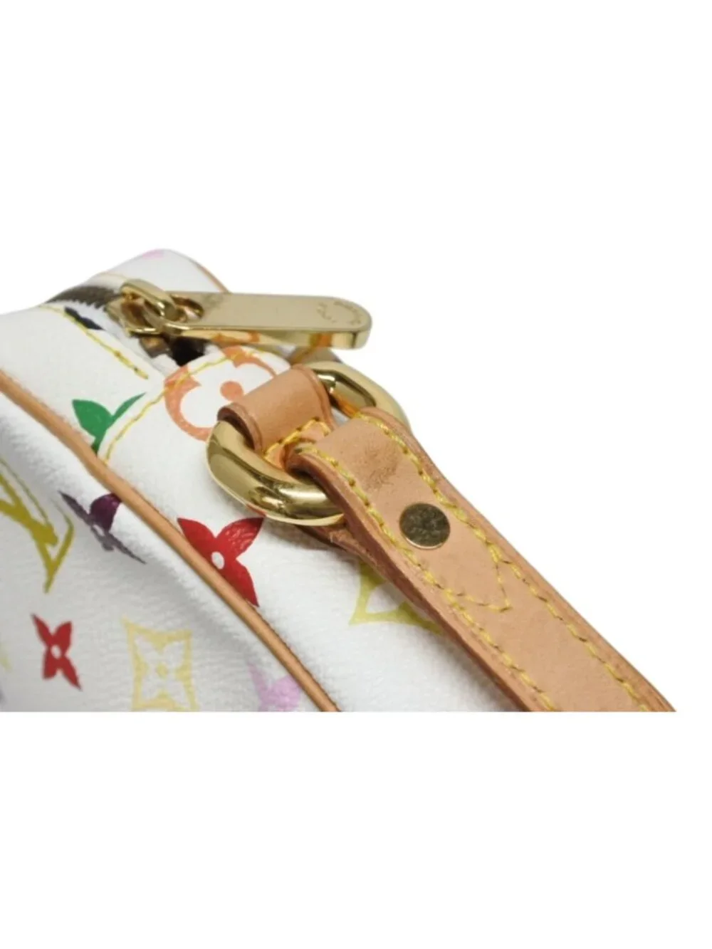 Louis Vuitton Shoulder Bag Lift Blanc Monogram Multicolor Gold